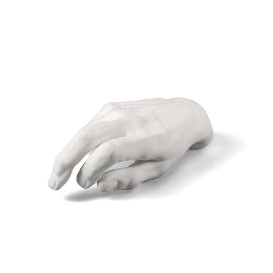 Porcelain Decorative Object Memorabilia Mvsevm Male Hand by Seletti