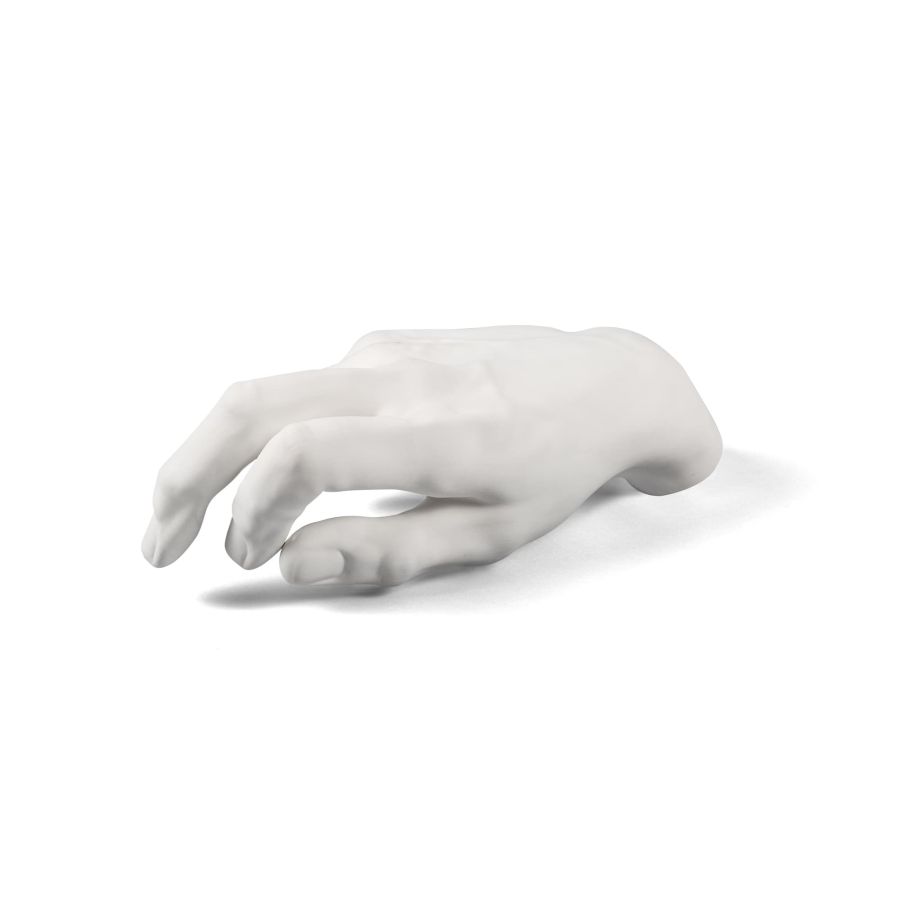 Porcelain Decorative Object Memorabilia Mvsevm Male Hand by Seletti