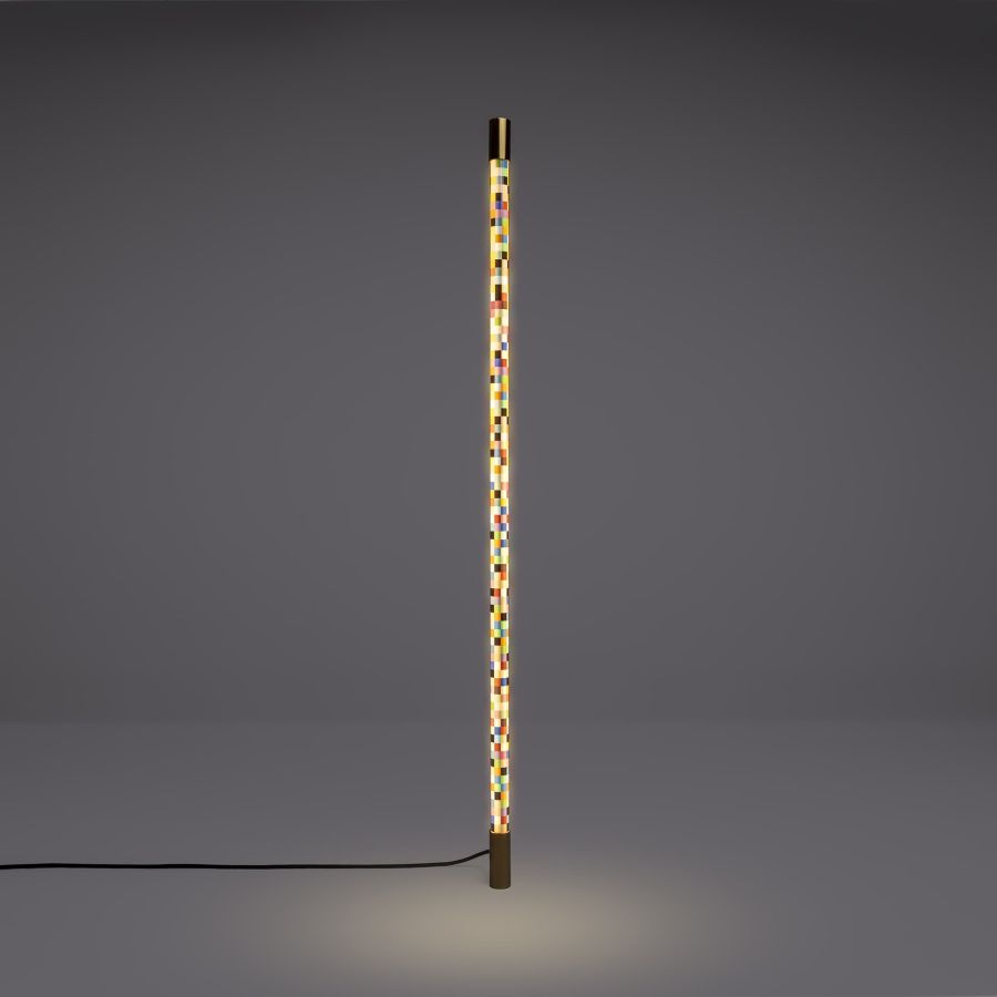 LED Floor/Wall Lamp Linea Pixled by Seletti