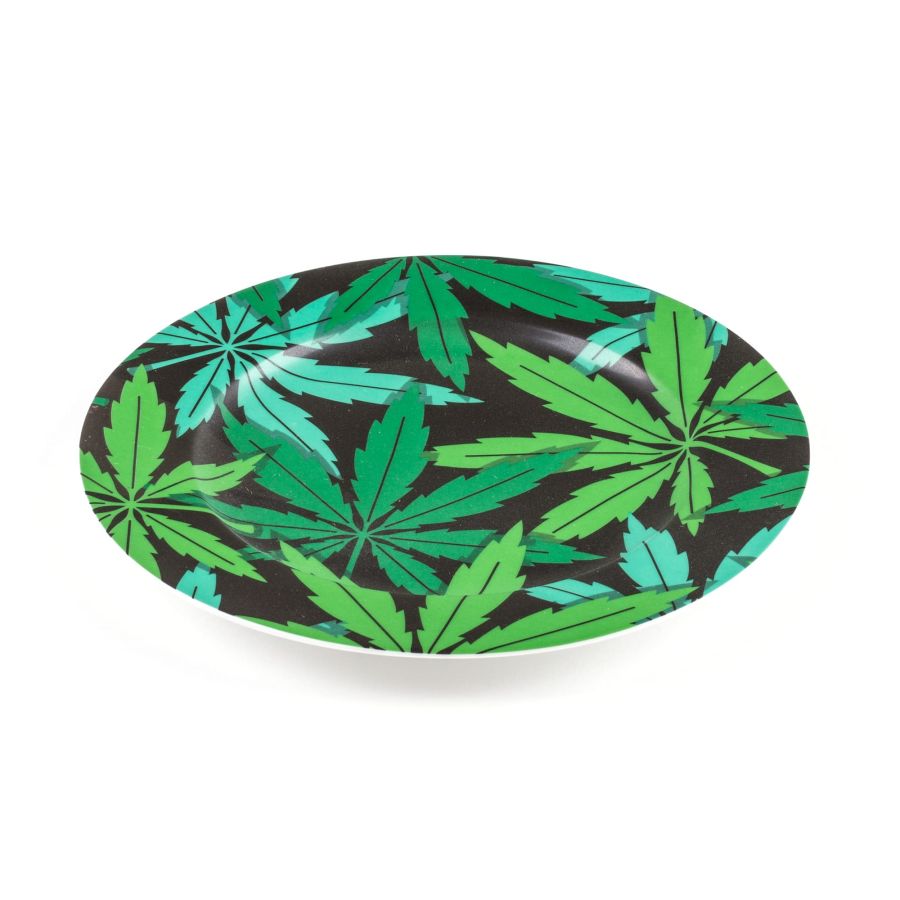 Porcelain Plate Weed by Seletti