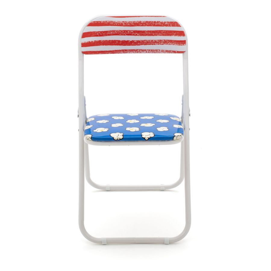 Metal Folding Chair Pop Corn Folding Chair by Seletti