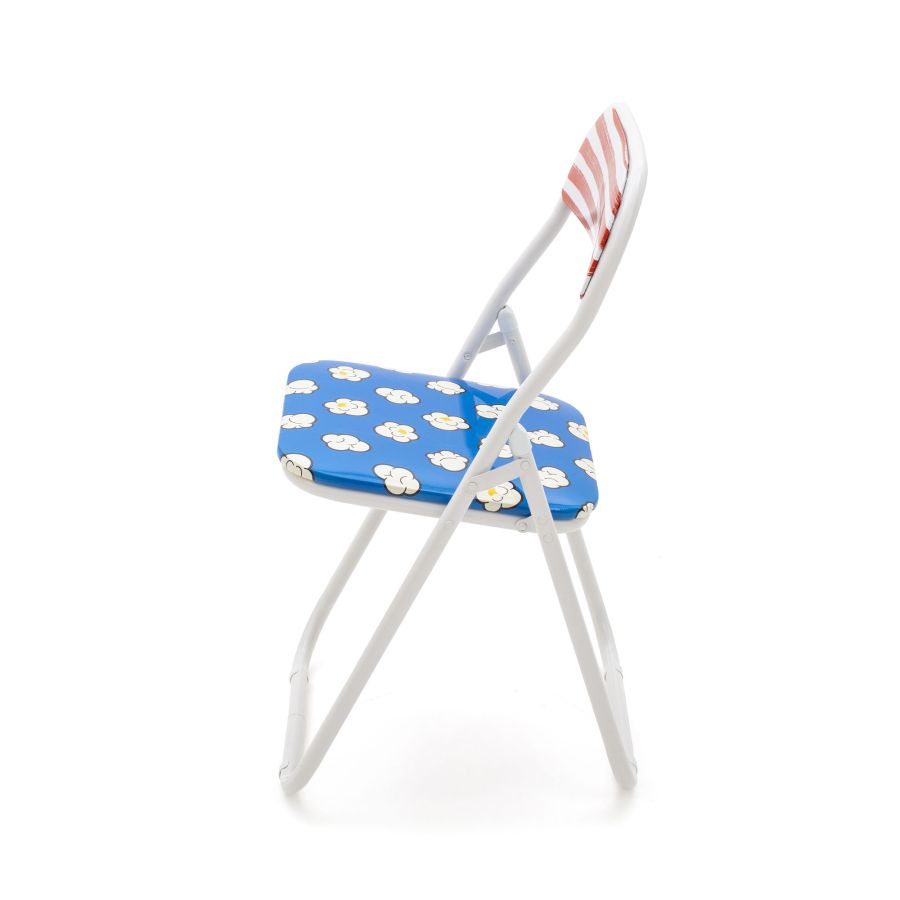 Metal Folding Chair Pop Corn Folding Chair by Seletti