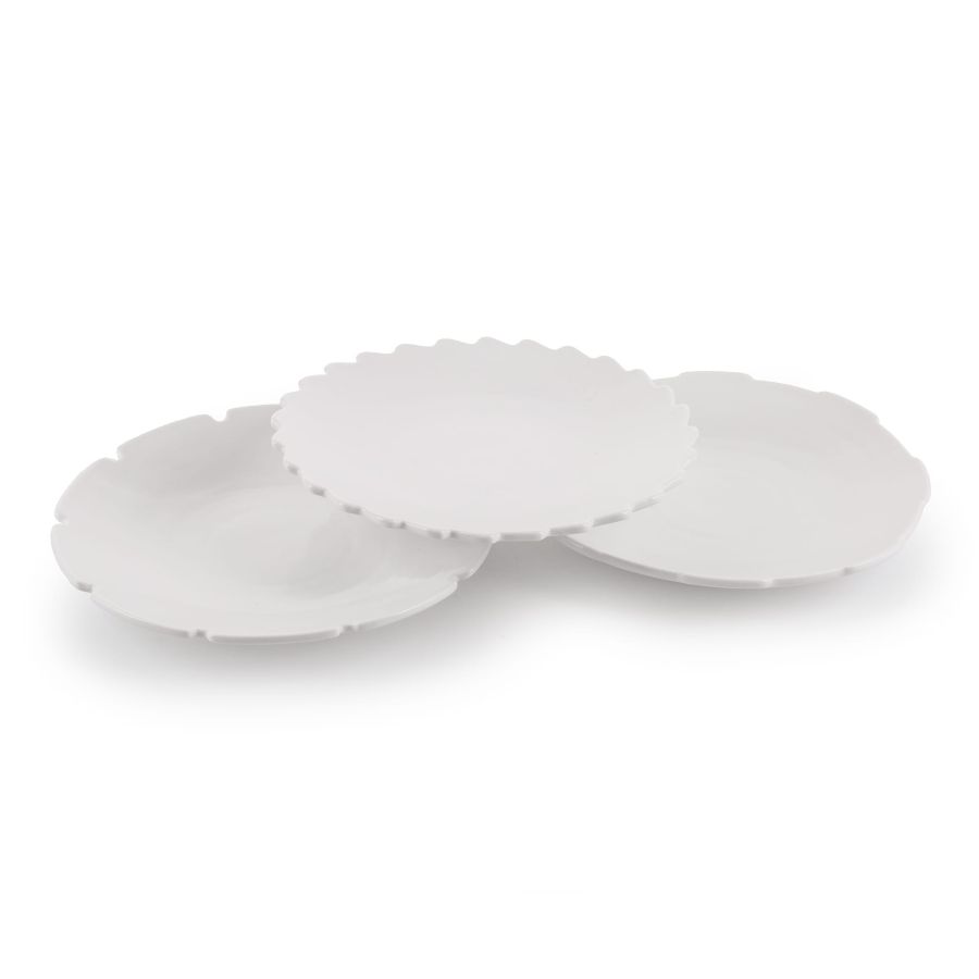 Porcelain Salad Plate Set Machine Collection by Seletti