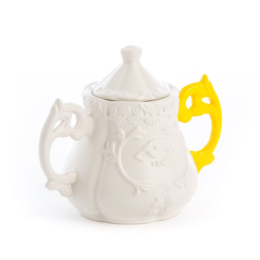 Fine Porcelain Sugar bowl I-WARES by Seletti #Yellow