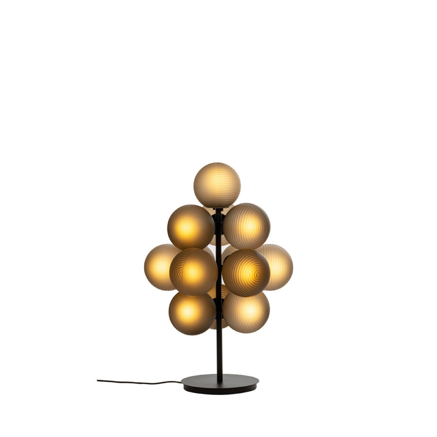 Stellar Grape Small - Blown Glass Table Lamp by Pulpo #Smokey grey