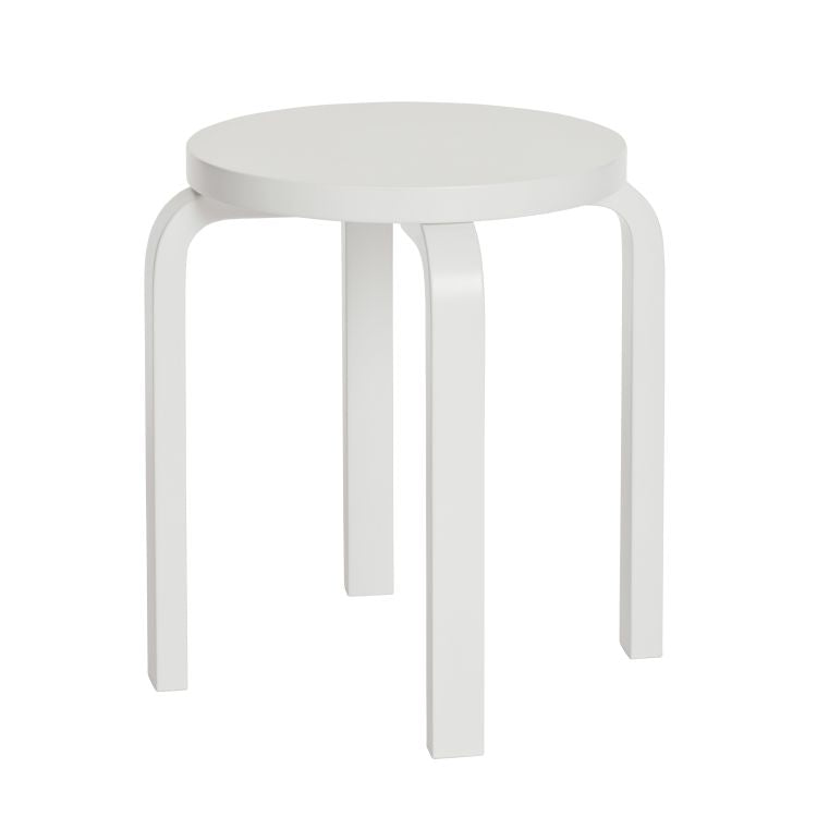 STOOL E60 - Stackable wooden stool