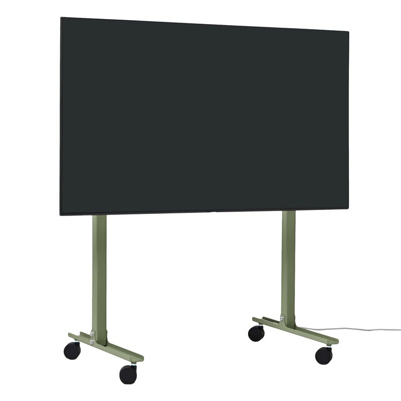 Straight Rollin' TV stand by Pedestal #mossy green #