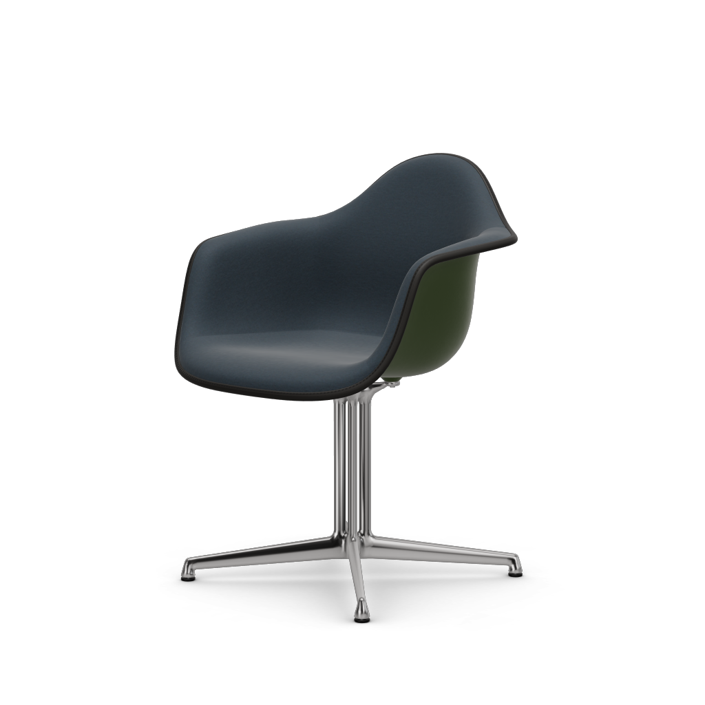 EAMES Plastic Armchair Dal (with Full Upholstery) (Color of Seat Shell -Forest) (Request)