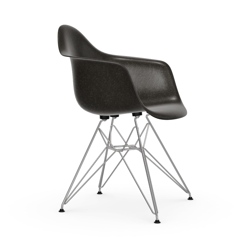 Eames Fiberglass Armchair DAR (without upholstery) by Vitra