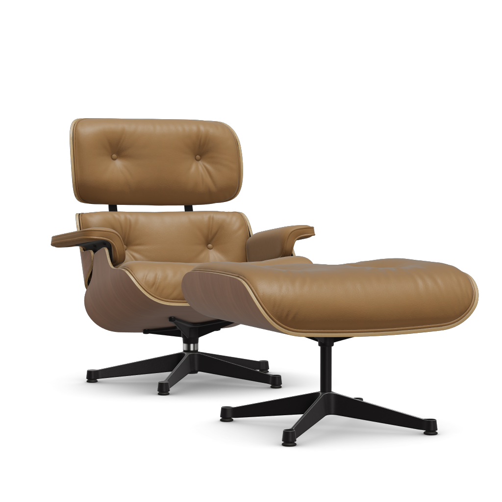 Lounge Chair & Ottoman (classic dimensions) by Vitra