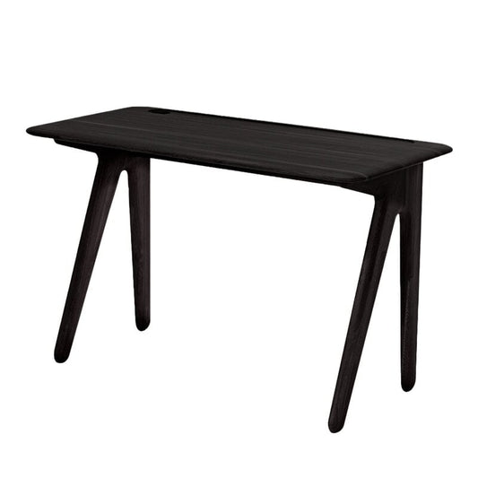 Slab desk by Tom Dixon #120 x 60 cm, black oak #