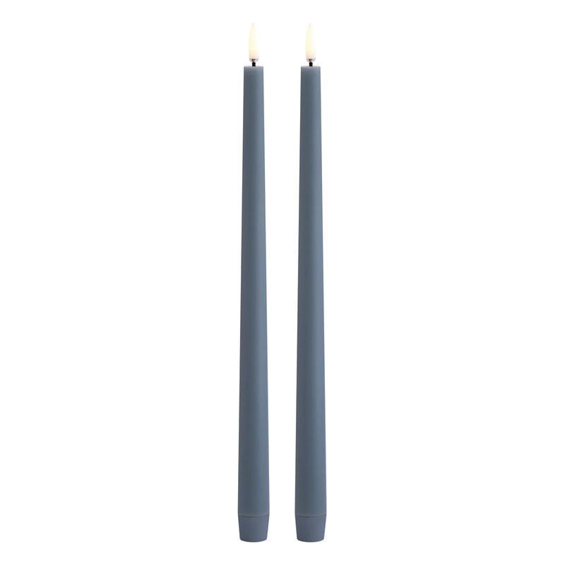 LED taper candle by Uyuni Lighting #32 cm, 2 pcs, hazy blue #