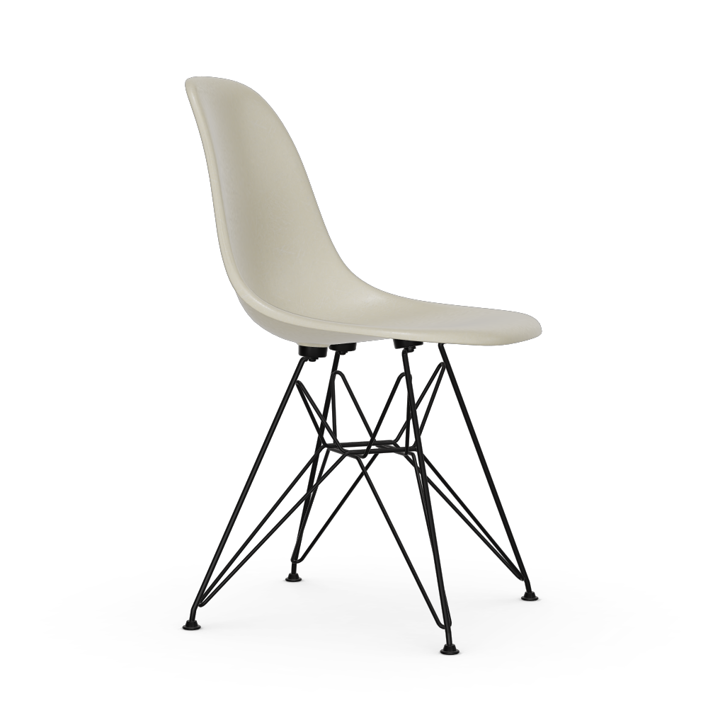 Eames Fiberglass Side Chair DSR (without upholstery) by Vitra