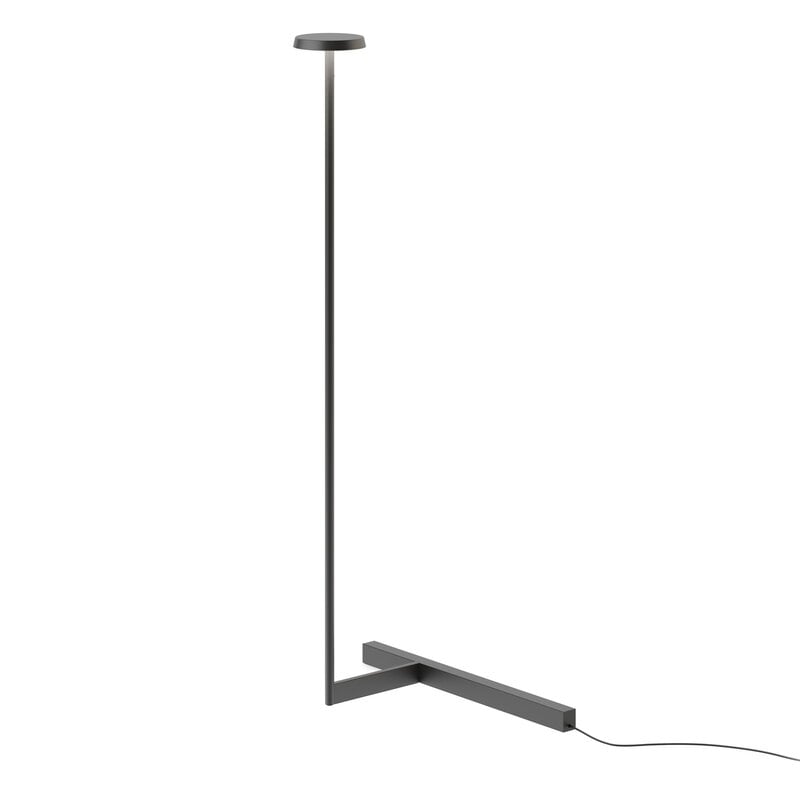 Flat 5955 floor lamp by Vibia #black #