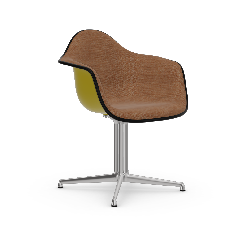 EAMES Plastic Armchair Dal (with Full Upholstery) (Color of Seat Shell -Mustard) (Request)