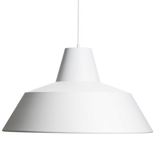 Workshop Lamp Pendant Lamp W5 by Made By Hand #Mat White