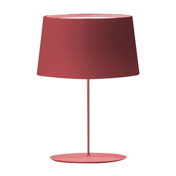 Warm Table Lamp by Vibia #Aluminium Shade Matt Red