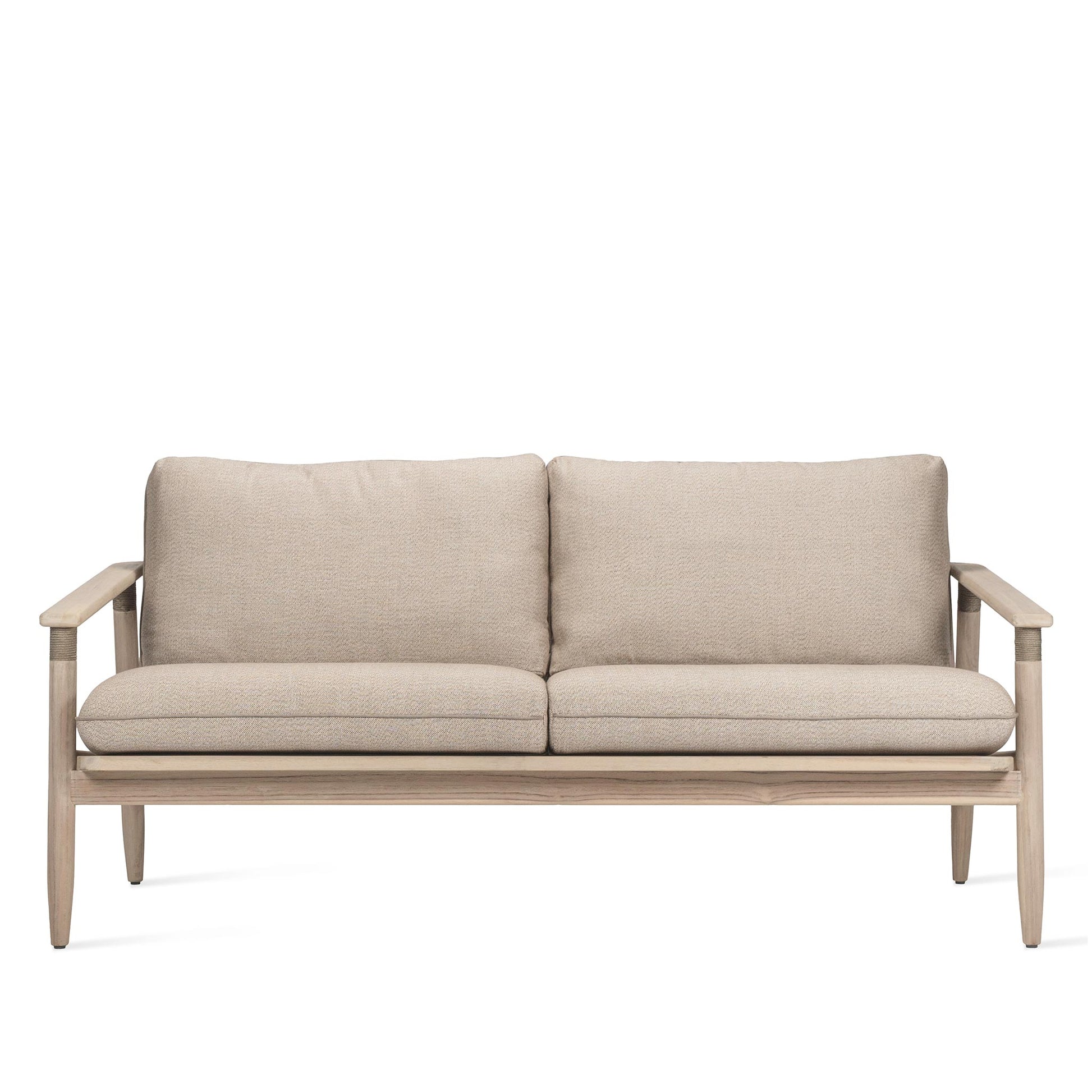 2 seater teak garden Lounge sofa David by Vincent Sheppard