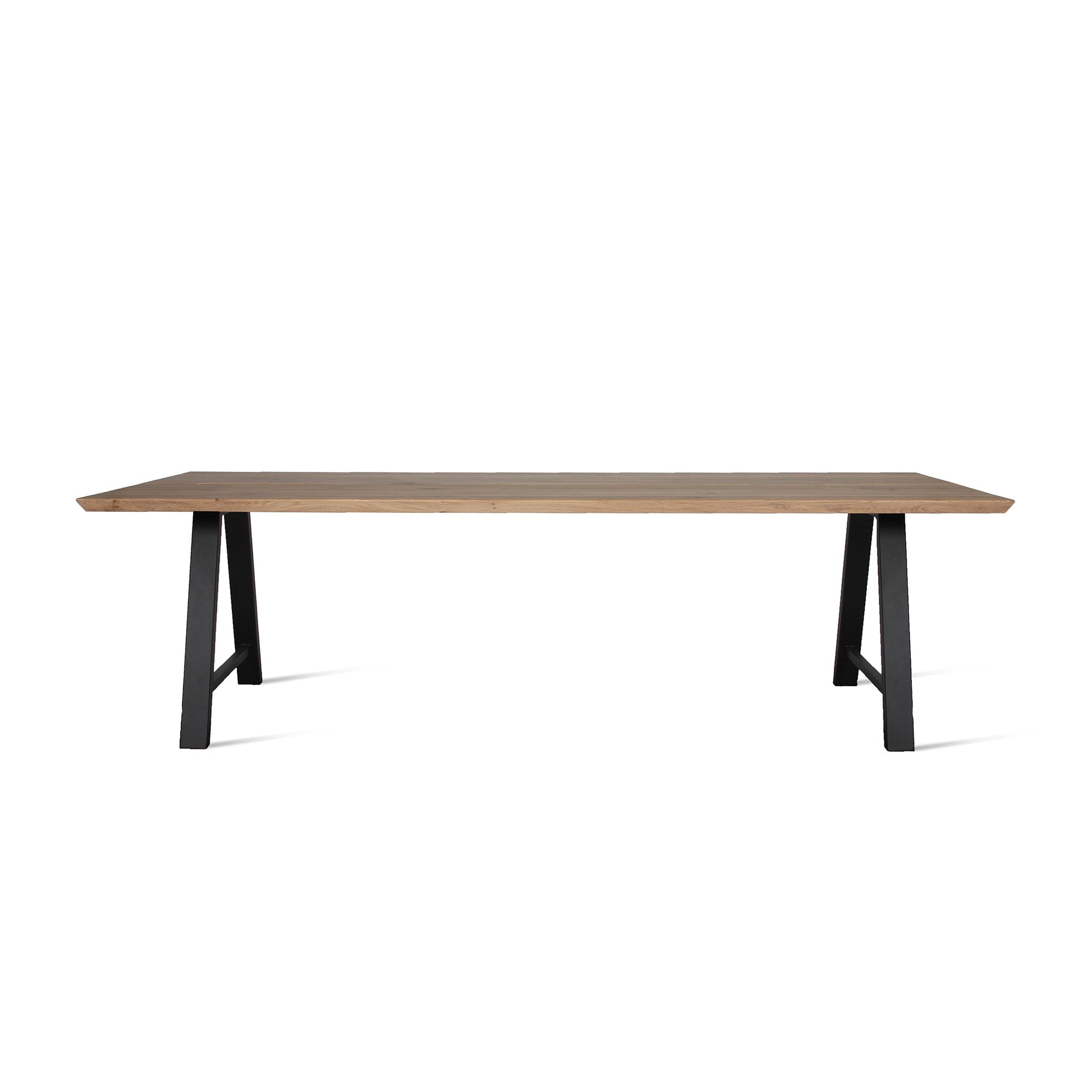 Rectangular Steel And Wood Table Albert A Base by Vincent Sheppard #Black/240