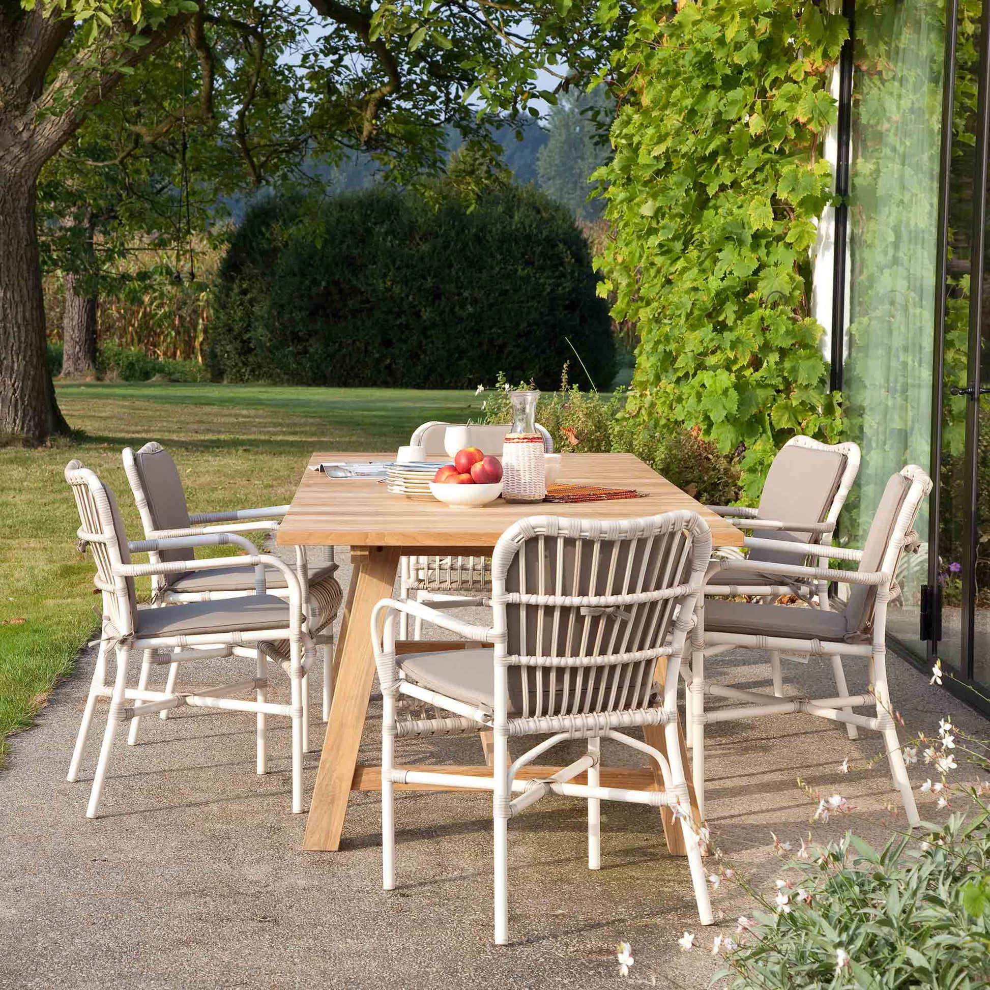 Wicker Garden Dining Chair Lucy by Vincent Sheppard