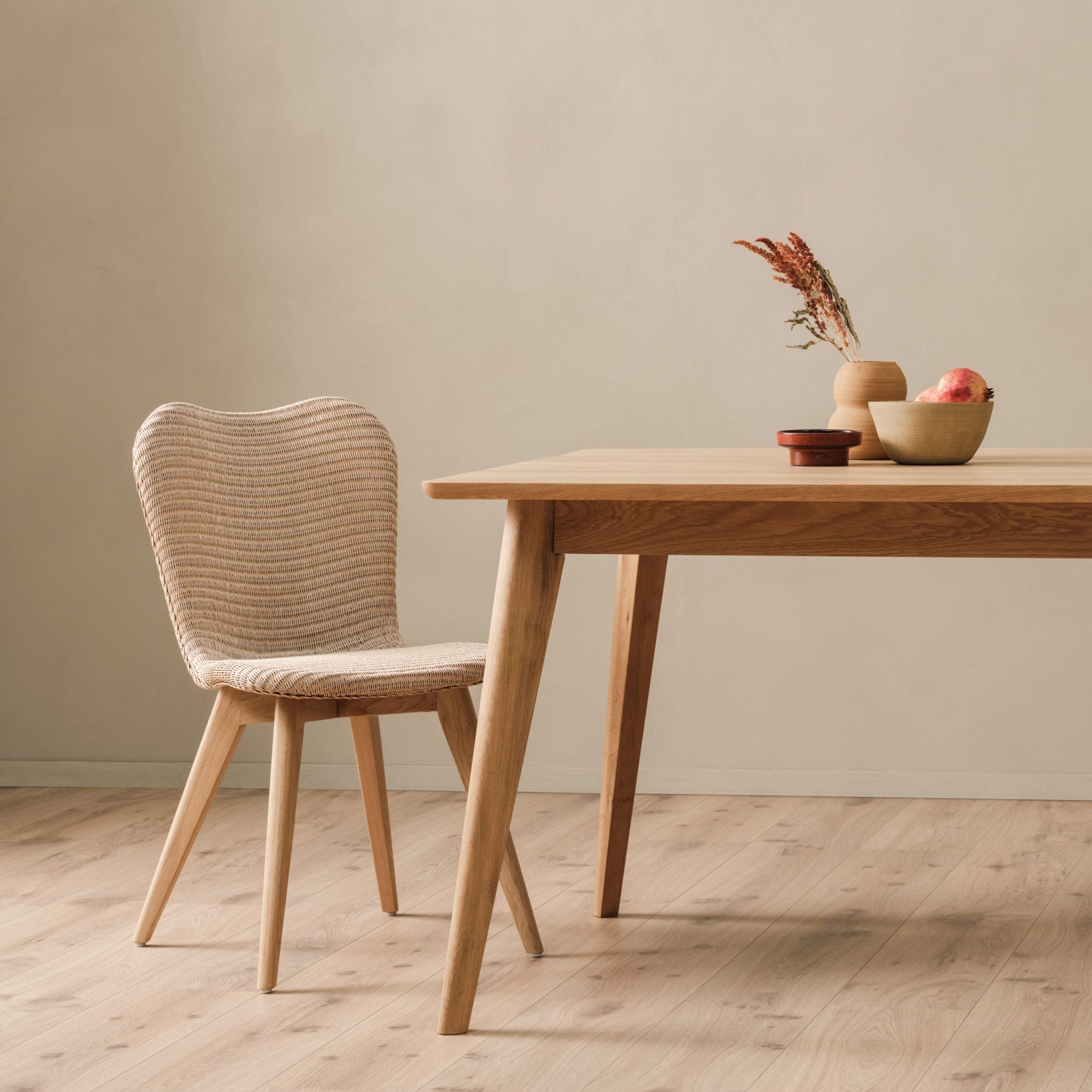 dining chair oak base LILY by Vincent Sheppard