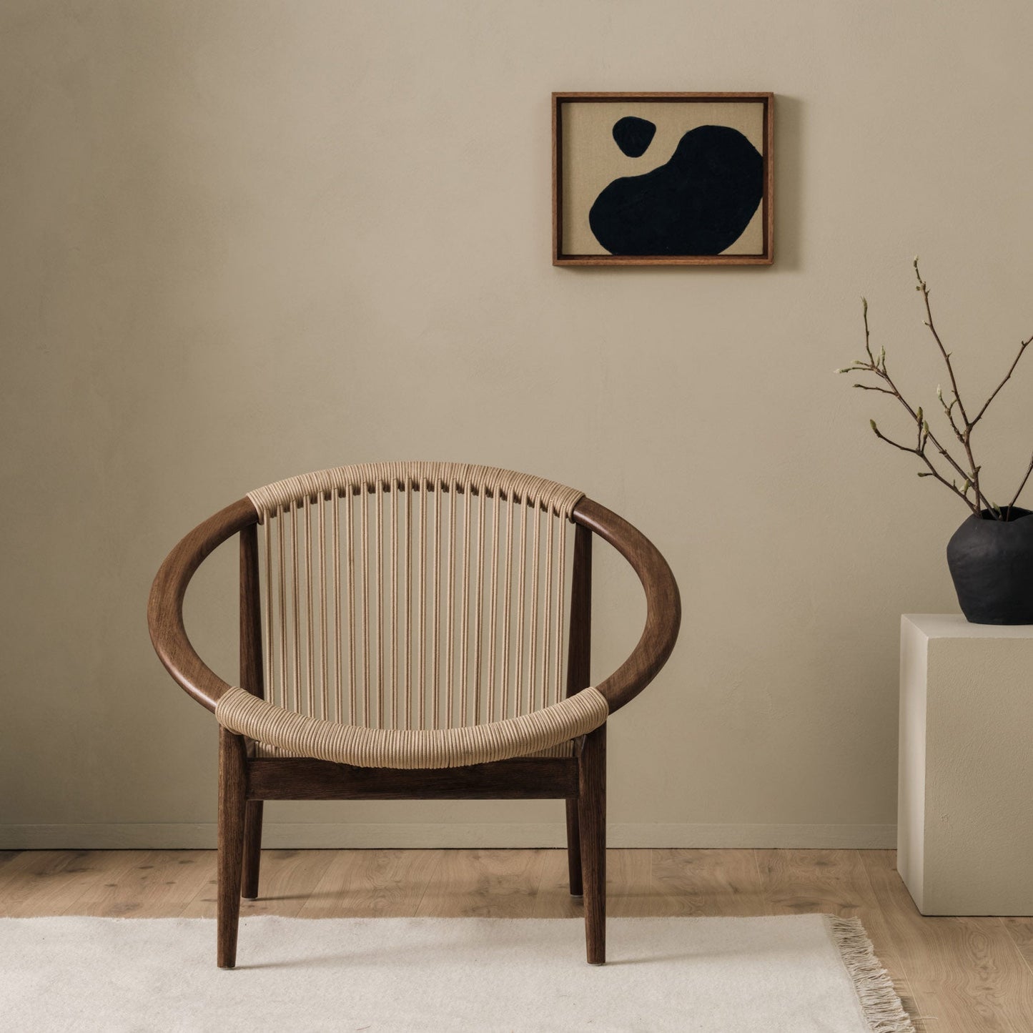 Oak Easy Chair With Armrests Norma by Vincent Sheppard