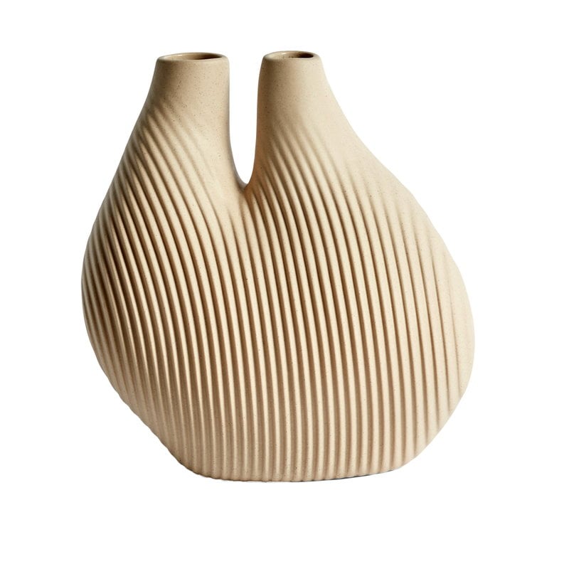 W&S Chamber vase by HAY #light beige #