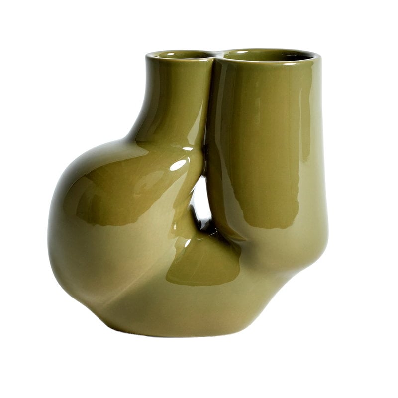 W&S Chubby vase by HAY #olive green #