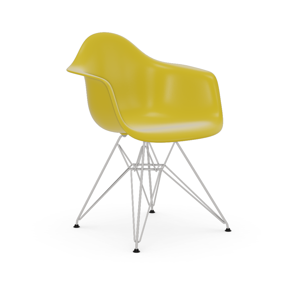 Eames Plastic Armchair DAR (without upholstery) by Vitra