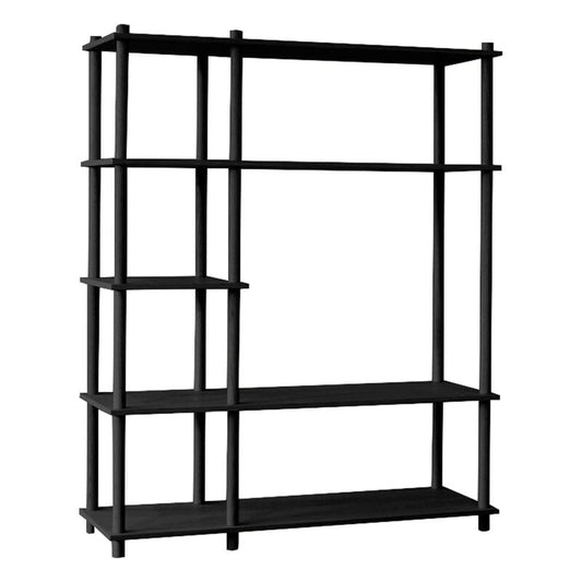 Elevate shelving system 7 by Woud #black #