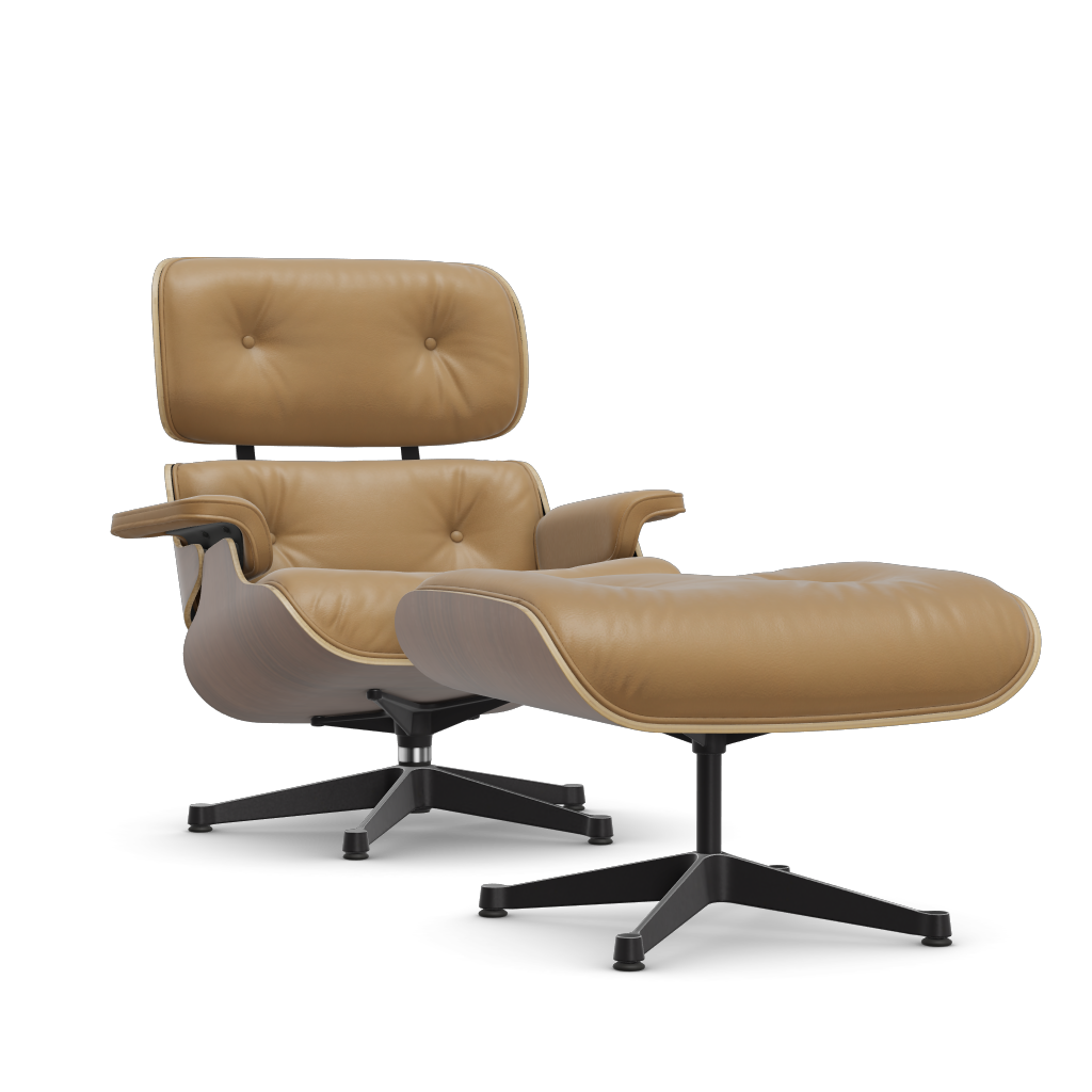 Lounge Chair & Ottoman (classic dimensions) by Vitra