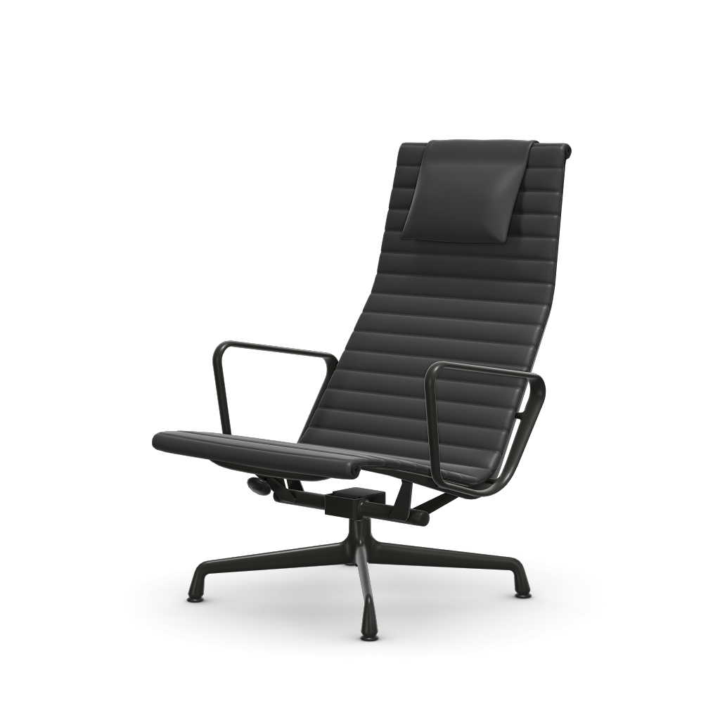 Aluminium Chair EA 124 – Lounge (Cover material - Fabric Leather)