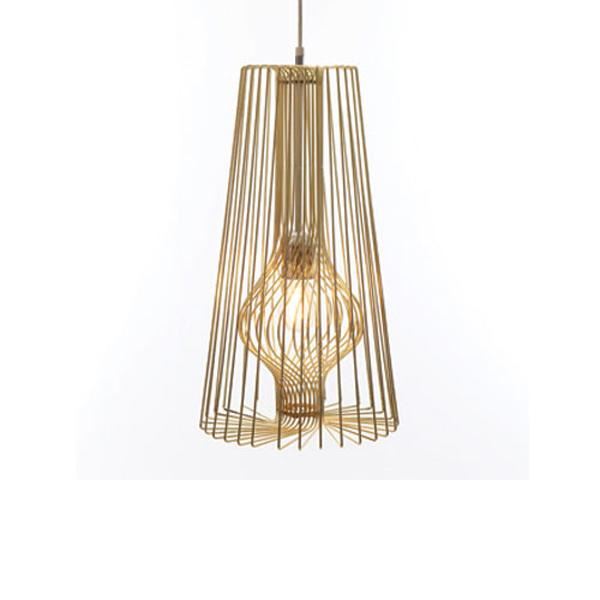Wire Light Pendant Lamp by decode #Brass