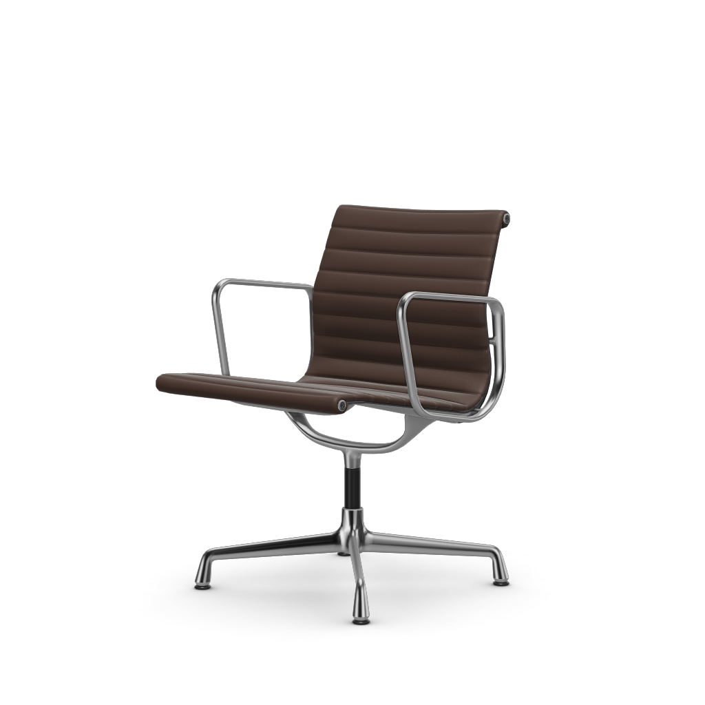 Aluminium Chairs EA 108 swivel – Conference (Cover material - Fabric Leather Premium F)