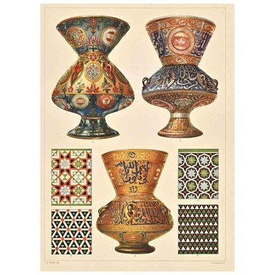 A. Alessio, Arab Decorative Motifs, Chromolithograph-ZCI-2024946