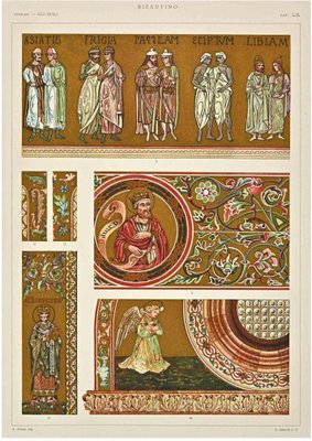 A. Alessio, Byzantine Decorative Style, Chromolithograph-ZCI-1760390