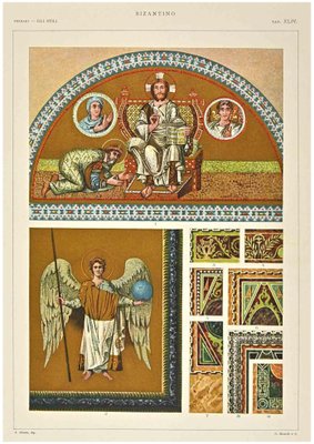 A. Alessio, Byzantine Decorative Style, Chromolithograph-ZCI-1760397