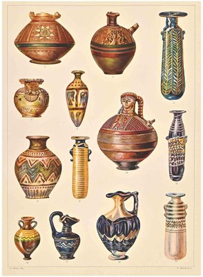 A. Alessio, Decorative Motifs: Aegean, Chromolithograph-ZCI-1759183