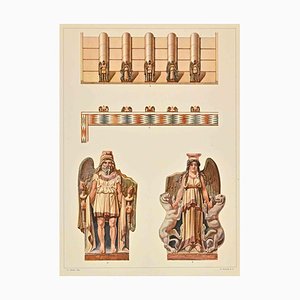 A. Alessio, Decorative Motifs: Etruscan, Chromolithograph, Early 20th Century-ZCI-1759243