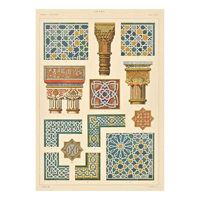 A. Alessio, Decorative Objects, Chromolithograph, Early 20th Century-ZCI-2024921