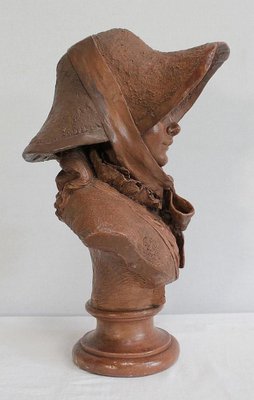 A. Blanc, Terracotta Bust of Woman, 1900s-RVK-1030688