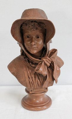 A. Blanc, Terracotta Bust of Woman, 1900s-RVK-1030688