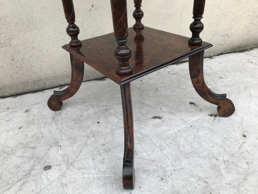 A Carved coffee table - a wood flower bed, 1900s.-WQQ-1174637