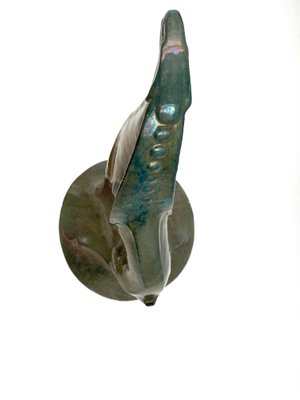 A. Chini, Créature Fantastique, 1930s, Italian Craquelé Ceramic Sculpture-TXN-1050233