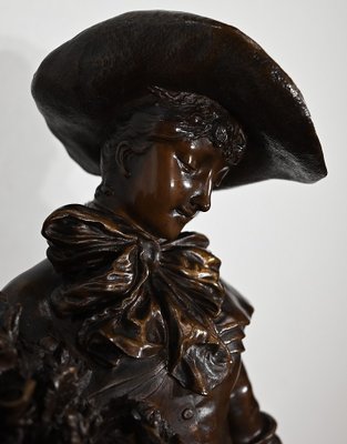 A. Gaudez, L’élégante et son chien, 19th Century, Bronze-RVK-1447111