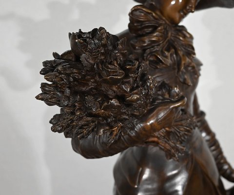 A. Gaudez, L’élégante et son chien, 19th Century, Bronze-RVK-1447111