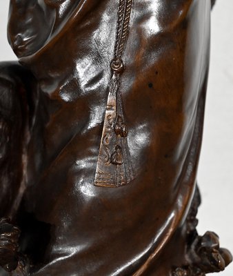 A. Gaudez, L’élégante et son chien, 19th Century, Bronze-RVK-1447111