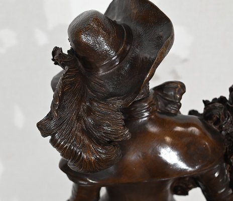 A. Gaudez, L’élégante et son chien, 19th Century, Bronze-RVK-1447111