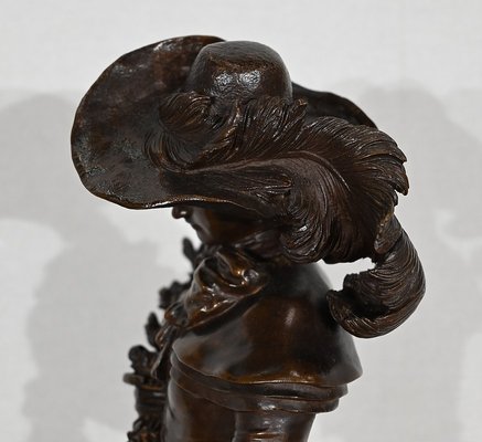 A. Gaudez, L’élégante et son chien, 19th Century, Bronze-RVK-1447111