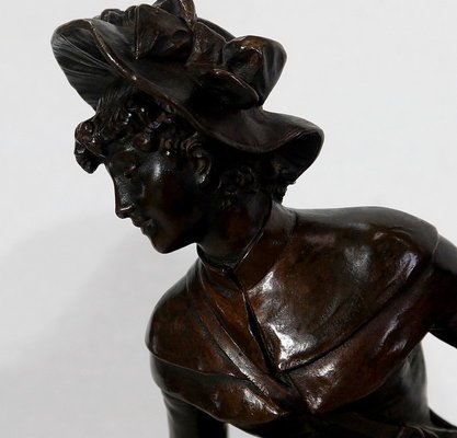 A.Gaudez, Miss Helyett, Late 19th Century, Bronze-RVK-1133687